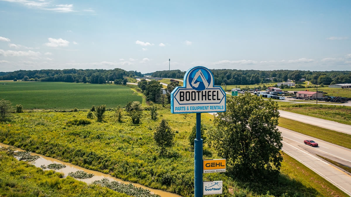 Bootheel Rentals yard entrance