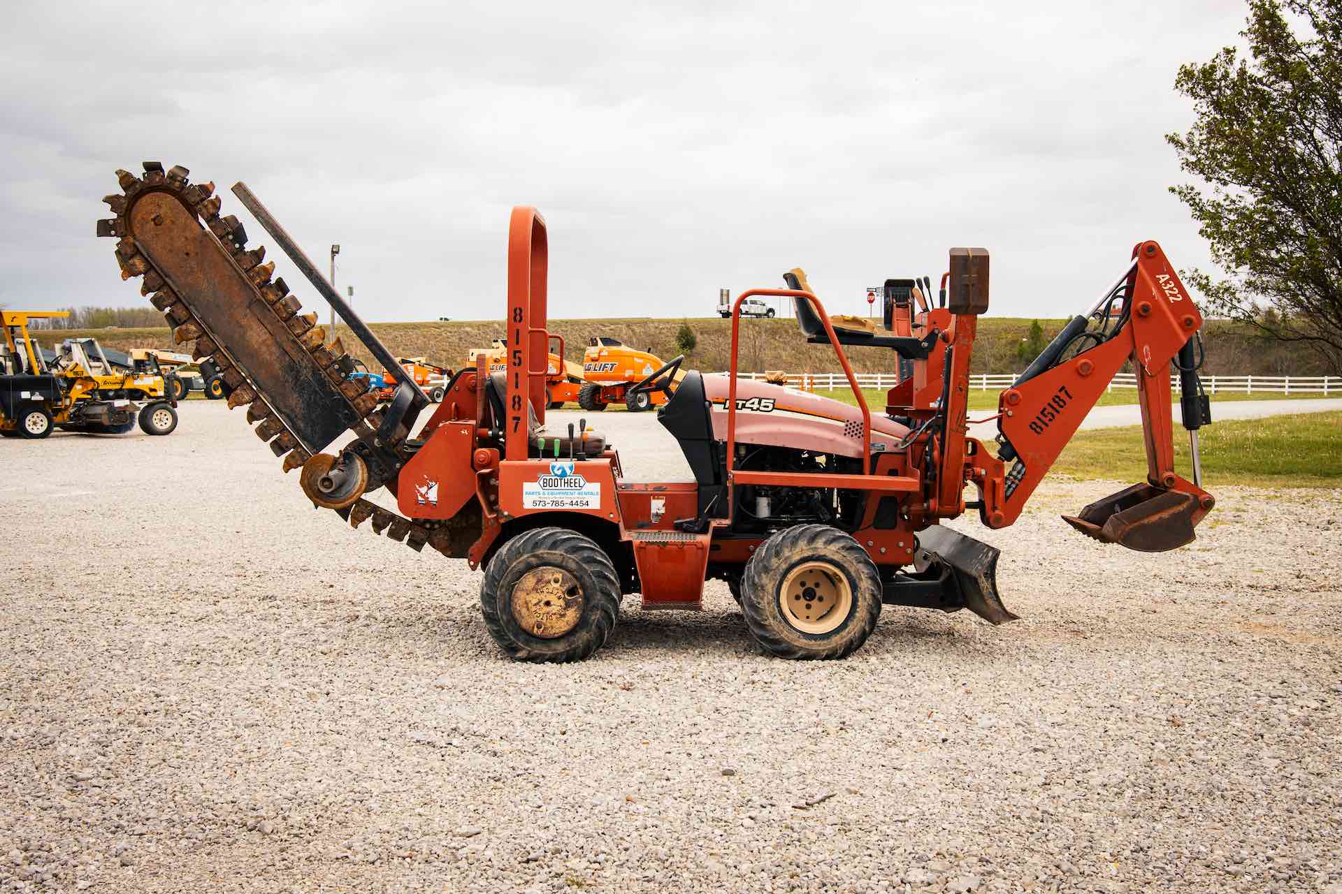 Ditch-Witch RT45 Ride-On Trencher