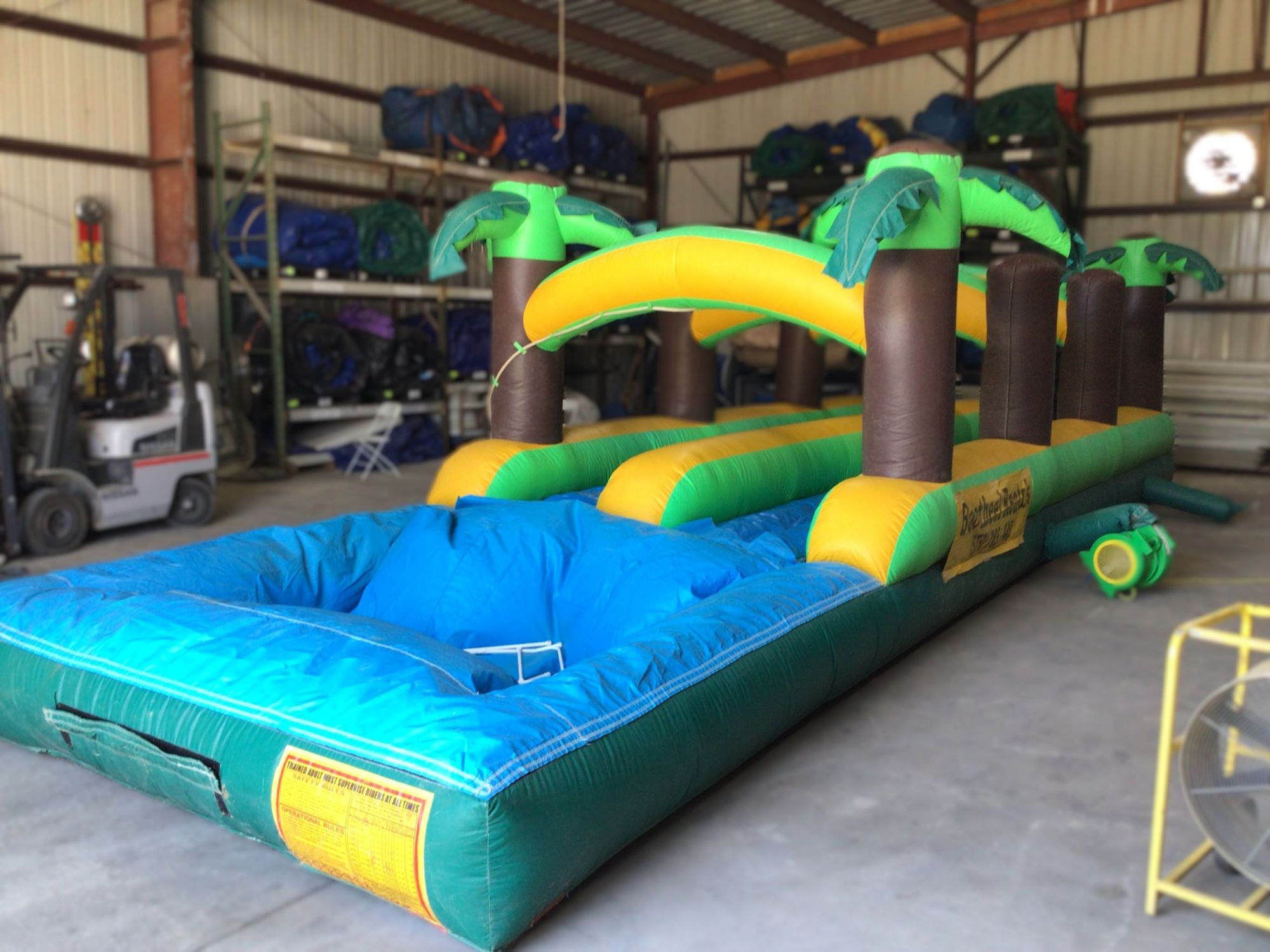 Palm Tree Slip and Slide