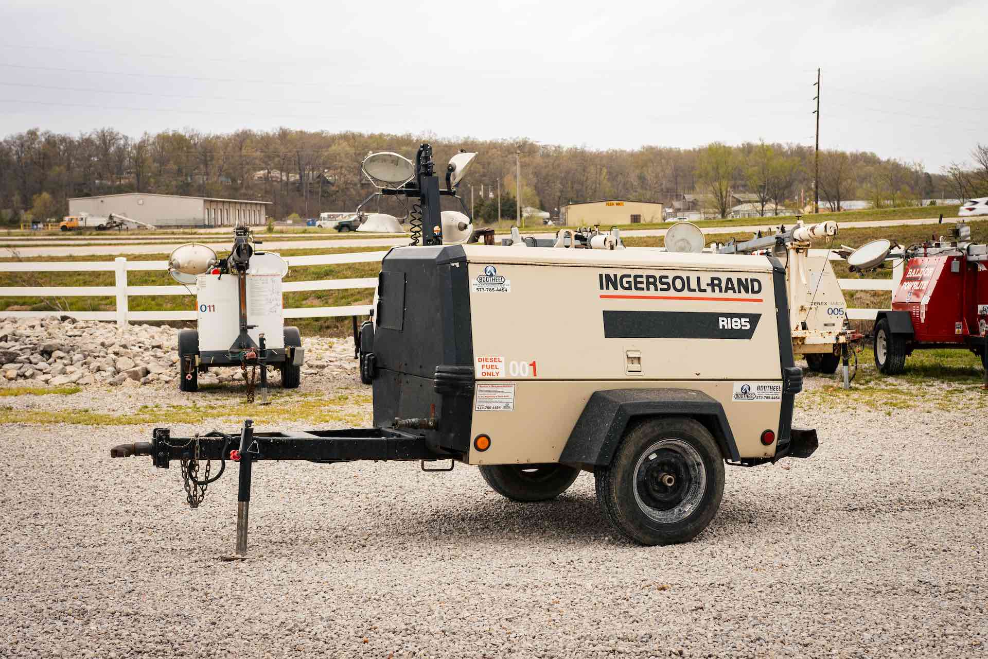 IR Towable 185 Air Compressor