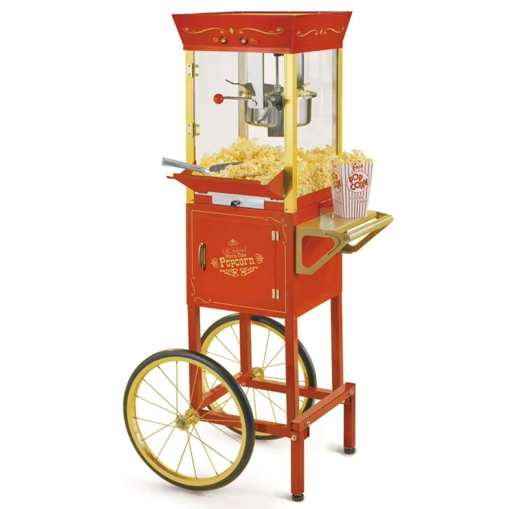Popcorn Maker on Cart